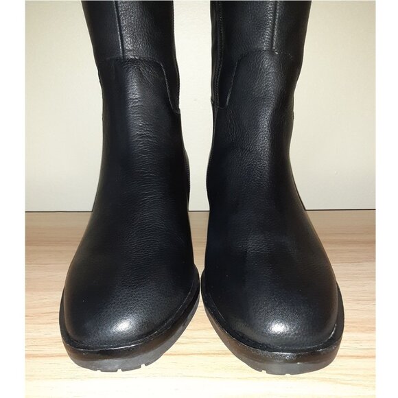 Vince Camuto “Jorshie” Black Leather Over the Knee Boots U.S. Size 7M - Picture 6 of 12